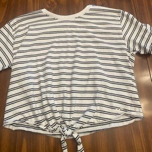 Striped crop top